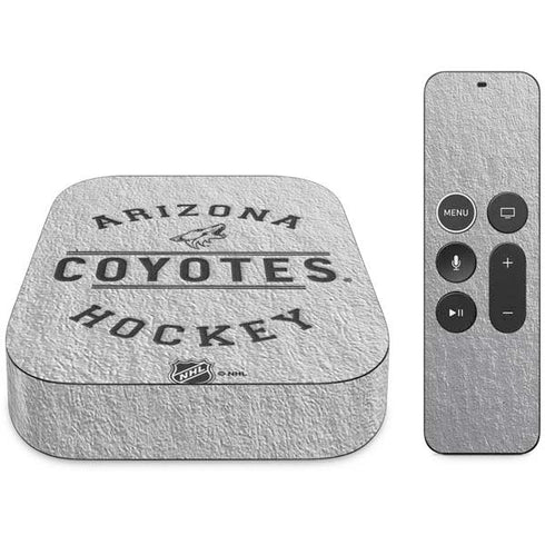 NHL Arizona Coyotes Black Text Apple TV Skin